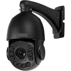 Gadpiparty LEDs Metal Black Auto Tracking 8MP 4K 54X Optical Zoom 360° Audio POE PTZ IP Surveillance Speed Doom Camera(54X 6MP Sony335)