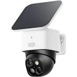 Gadpiparty S340 Solar Security Camera Wireless Outdoor Camera 360° Surveillance No Blind Spots 2.4 GHz Wi-Fi No Monthly Fee