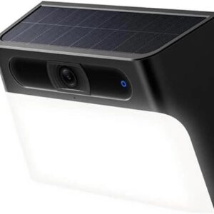 Gadpiparty Security Solar Wall Light Cam S120 Solar Security Camera Outdoor Camera 2K Camera Forever Power
