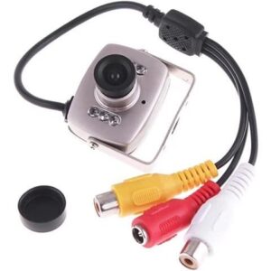 Gadpiparty Small CCTV Camera 940nm Night Vision Infrared Analog Security Camera (Signal System : NTSC)
