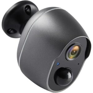 Gadpiparty Tuya 5200mAh Rechargeable Battery Solar WiFi Security 3MP FHD CCTV 135° Wide View Angle 4X Digital Zoom(Alexa)