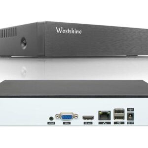 Gadpiparty Westshine 4K NVR 16-Channel Home Security Camera System Video Recorder, 16CH NVR Real Time Recording, Supports up to 16 x 8MP/4K HD
