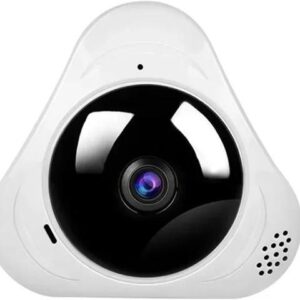 Gadpiparty WiFi Panoramic Cameras 1080P Security Protection Fisheye IP 3MP Smart Home Night Vision CCTV Surveillance Cameras(with 16G TF Card)