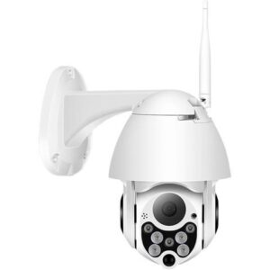 Gadpiparty Wire-Free Camera 4MP IP Camera Outdoor 1080P HD Security Camera Auto Tracking Network Wireless Surveillance Night Vision Camera