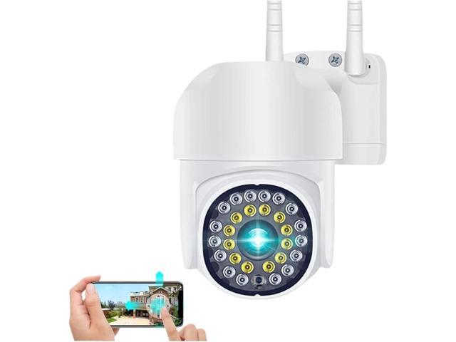 Gadpiparty Wire-Free Camera HD IP Camera 3MP 5MP PTZ Camera Color Night Vision Auto Tracking Two Way Audio Outdoor Security Surveillance Camera