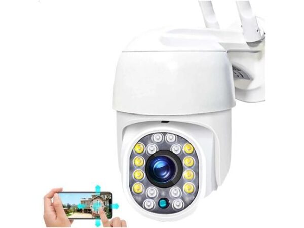 Gadpiparty Wire-Free Camera HD IP Camera 5MP Outdoor Video Camera Human Detection Security Camera System Two Way Surveillance Cameras Pan/Tilt/Zoom