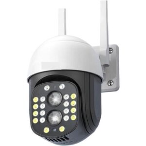 Gadpiparty Wire-Free Camera Outdoor 4K 8MP IP Camera with 10X Optical Zoom Dual Lens Surveillance 4MP Video CCTV Security Monitor Camera Pan/Tilt/Zoom