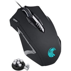 Gaming Mouse Wired, 13 Programmable Buttons (8+5 Side Buttons), RGB Backlit, Marco, 10000 DPI Adjustable, Comfortable Grip Ergonomic Optical Gaming