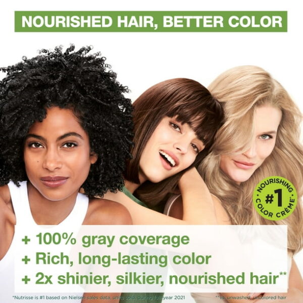 Garnier Nutrisse Nourishing Adult Hair Color Creme, 050 Medium Natural Brown Truffle