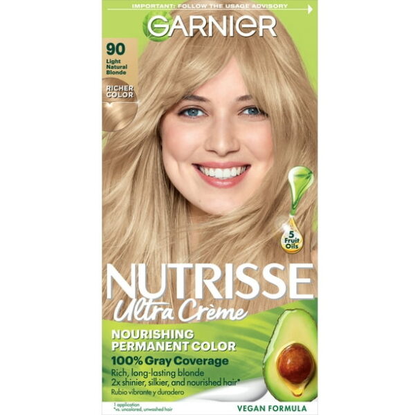 Garnier Nutrisse Nourishing Adult Hair Color Creme, 050 Medium Natural Brown Truffle