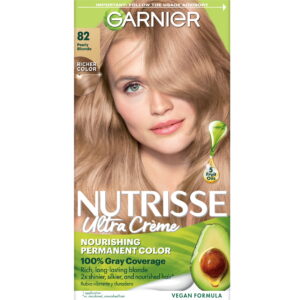 Garnier Nutrisse Nourishing Unisex Adult Hair Color Highlights Creme, 082 Pearly Blonde