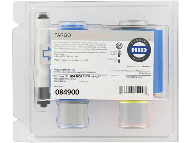 Genuine Fargo Transfer Film for Fargo HDP 6600 Printer, 1,500 Prints/Roll 84900