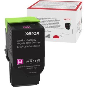 Genuine Xerox Magenta Standard Capacity Toner Cartridge, Xerox C310 Color Printer, (Use & Return)