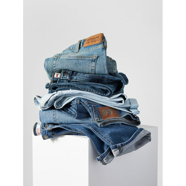 George Men's and Big Men's 100% Cotton Regular Fit Jeans