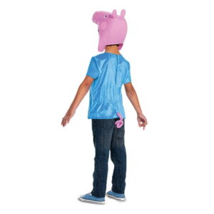 George Pig Costume for Boys, Classic Character Top and Hat, Toddler Size Small (2T)