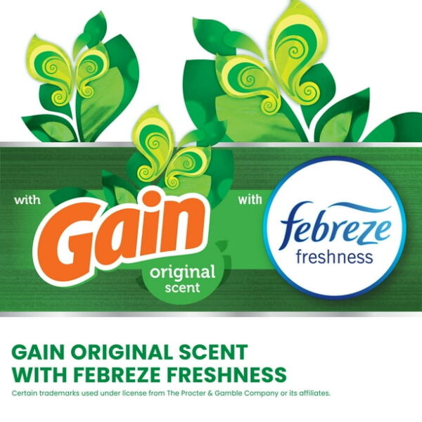 Glad ForceFlex Tall Kitchen Drawstring Trash Bags, 13 Gal, Gain Original with Febreze, 140 Ct