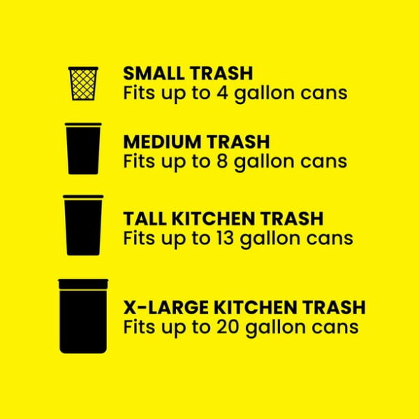 Glad ForceFlex Tall Kitchen Drawstring Trash Bags, 13 Gal, Gain Original with Febreze, 140 Ct