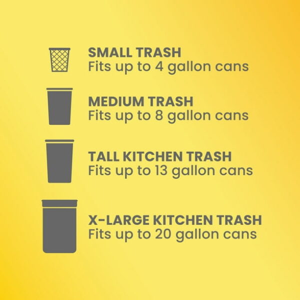 Glad ForceFlex Tall Kitchen Drawstring Trash Bags, 13 Gallon, Gain Original with Febreze Freshness, 120 Count