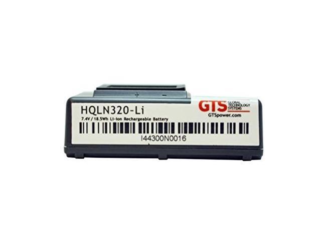 GLOBAL TECHNOLOGIES SYSTEMS HQLN320-LI GTS battery Zebra QLn220 QLn32 0 2500 mAh LiIon P1031365-059