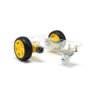 Globaltone 03541 Smart Motor Robot Car Chassis Battery Box Kit Speed Encoder for Arduino