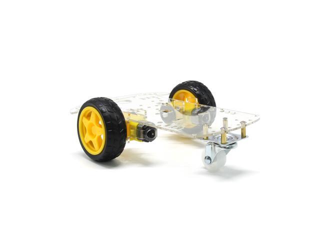 Globaltone 03541 Smart Motor Robot Car Chassis Battery Box Kit Speed Encoder for Arduino