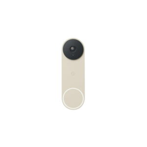 Google Nest Doorbell (Wired, 2nd gen) - Video Doorbell Camera - Doorbell Security Camera - Linen
