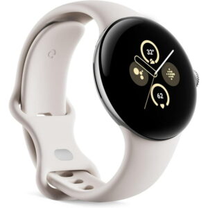 Google Pixel Watch 2 with the Best of Fitbit and Google - Heart Rate Tracking, Stress Management, Safety Features - Android Smartwatch - Polished Silver Aluminum Case -...