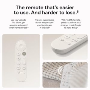 Google TV Streamer 4K - Fast Streaming Entertainment on Your TV with Voice Search Remote - Watch Movies, Shows, Live TV, and Netflix in 4K HDR - Smart Home Control - 32 GB of...