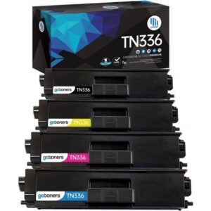 Gotoner 4PK TN336 TN331 Toner for Brother MFC-L8850CDW MFC-L8600CDW HL-L8350CDW HL-L8250CDN HL-L8350CDWT TN-336 TN-331