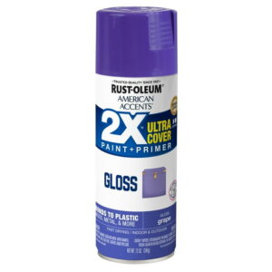 Grape, Rust-Oleum American Accents 2X Ultra Cover Gloss Spray Paint- 12 oz, 6 Pack