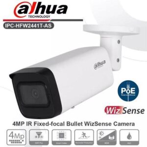 GravaStar IPC-HFW2441T-AS 4MP WizSense Built-in MIC PoE SMD Plus Bullet IP Camera 6mm