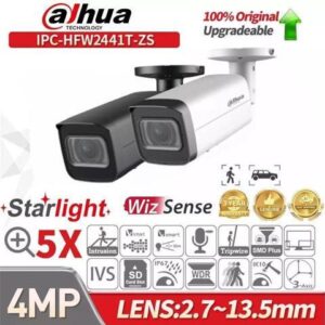GravaStar IPC-HFW2441T-ZS 4MP 5X Zoom Varifocal SMD Plus IP Camera POE Built in MIC