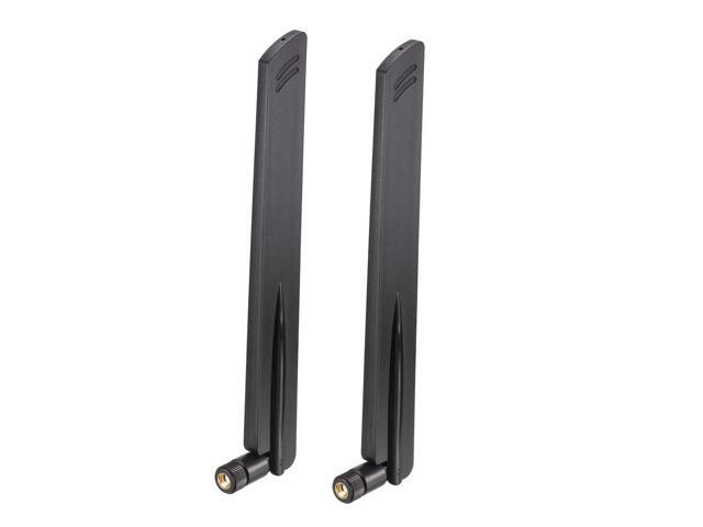 GSM GPRS WCDMA LTE Antenna 3G 4G 15dBi High Gain 700-2700MHz RP-SMA Male Connector Omni Direction Foldable Paddle Type 2Pcs