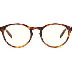 Gunnar Attache' Reading Glasses, +1.00 Lens Power, Tortoise Frames, Clear Lens, 35% Blue Light and 100% UV Protection, ATT-02309-1.0