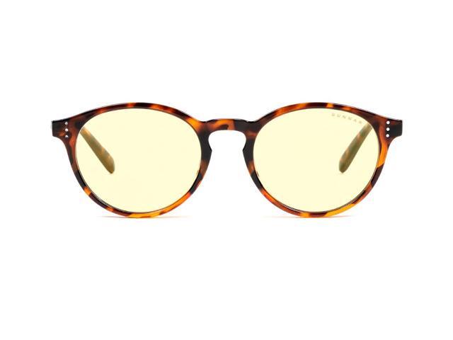Gunnar Attache' Reading Glasses, +2.00 Lens Power, Tortoise Frames, Amber Lens, 65% Blue Light and 100% UV Protection, ATT-02301-2.0