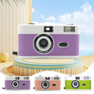 Half Frame Film Camera 35MM Film Camera Reusable HD Gift Camera Focus- Built-in Flash Easy To Use. Film AAA Battery Are Not Included,New Release