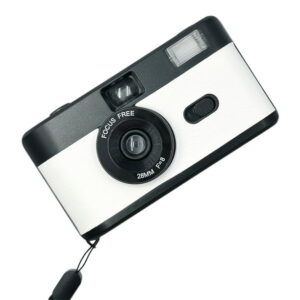 Half Frame Film Camera 35MM Retro Film Camera Reusable HD Gift Camera Focus- Built-in Flash Easy To Use. Film AAA Battery Are Not Included