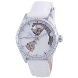 Hamilton Jazzmaster Open Heart Leather Automatic H32205890 Women's Watch