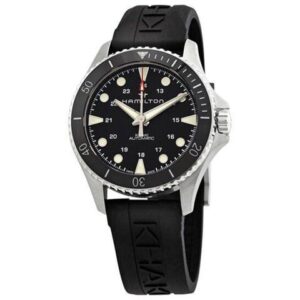 Hamilton Khaki Black Dial Automatic Diver's 300M Men's Watch H82515330
