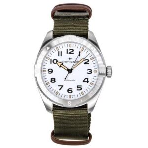 Hamilton Khaki Field White Dial Casual Automatic 100M Unisex Watch H70315910