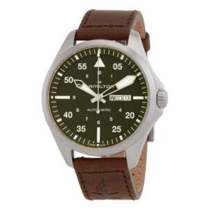 Hamilton Khaki Green Dial Automatic Sports 100M Men's Watch H64635560