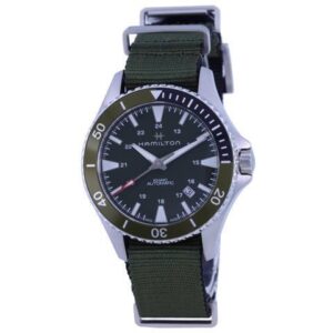 Hamilton Khaki Navy Scuba Green Dial Automatic H82375961 100M Men's Watch