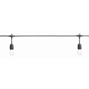 Hampton Bay 24-Light 48 ft. Plug-in Indoor/Outdoor Edison Patio String Light with S14 Single Filament LED Bulbs 10328