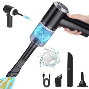 Handheld Vacuum Cleaner, 8000PA Wireless Car Vacuum Cleaner, High Powerful Portable Mini Cordless Vacuum for Car/Pet/Home Cleaning, 2 in 1 Vacuum & Air Blower