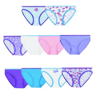 Hanes Girls and Toddler Underwear, Cotton Knit Tagless Brief, Hipster, and Bikini Panties, Multipack (Colors May Vary)