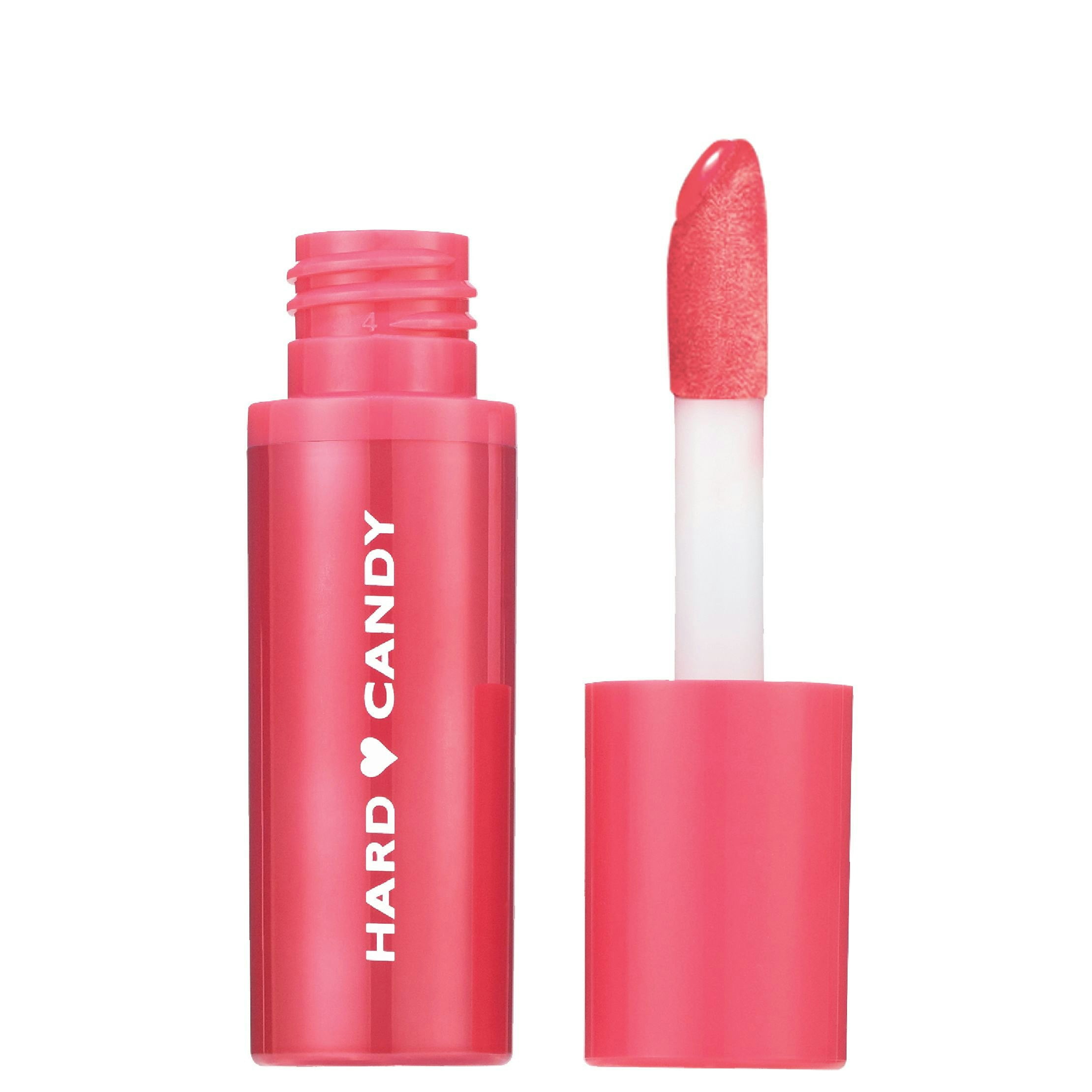Hard Candy Pop Tint Lip Stain, Peach Fizz Coral Pink, Hydrating, Long-Lasting with Oils & Hyaluronic