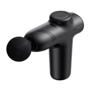 Havit MG1508 Sports Body Massage Machine Gun Vibration Mini Gun Massager Muscle Percussion With 4 Head Types_Black