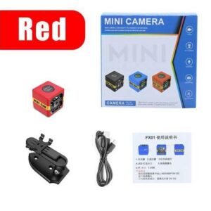 HD Mini Camera Auto IR Night Vision Small Kamera Espia Action Body Micro Camcorder Support Hidden SD Card Digital DVR Camara Red