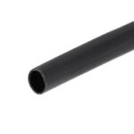 Heat Shink Tubing, 2.4mm Dia 5.35mm Flat Width 3:1 Ratio Shrinkable Tube Cable Sleeve 10ft - Black