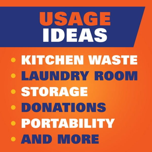 Hefty Ultra Strong 13 gallon Trash Bags, Tall Kitchen Trash Bags, White, Citrus Twist Scent, 80 Bags